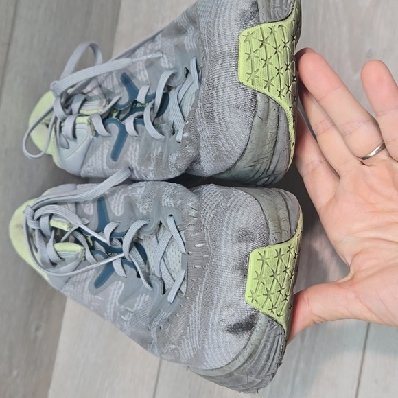 HOKA One One Mens Gaviota 4 Gray Athlrtic Platform Running Shoes Sneakers  14D - Picture 6 of 15